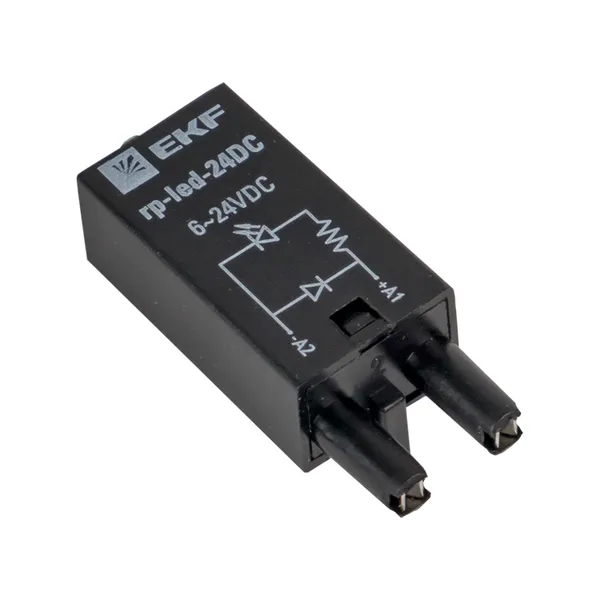 Промежуточное реле 24В, 1СО, 10А, в сборе с колодкой и индикатором