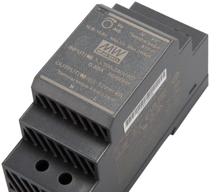 Блок питания 24В, 30Вт, 1.25А, на DIN-рейку Блок питания 24В, 30Вт, 1.25А, на DIN-рейку