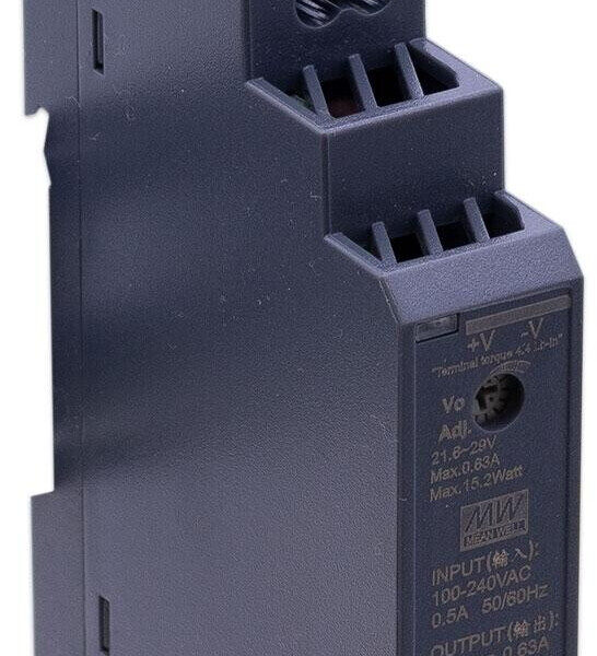 Блок питания 24В, 15.2Вт, 0.63А, на DIN-рейку