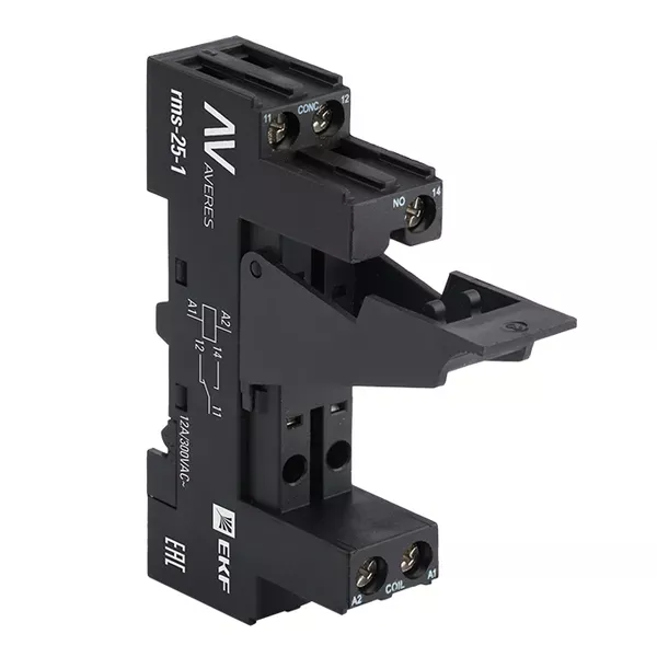 Промежуточное реле 24В, 1СО, 10А, в сборе с колодкой и индикатором Промежуточное реле 24В, 1СО, 10А, в сборе с колодкой и индикатором