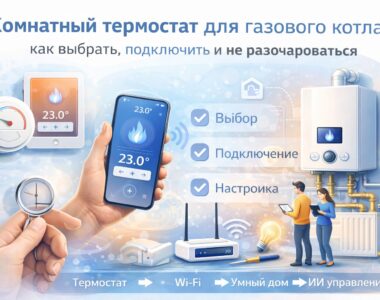 Комнатный термостат для газового котла: как выбрать, подключить и не разочароваться